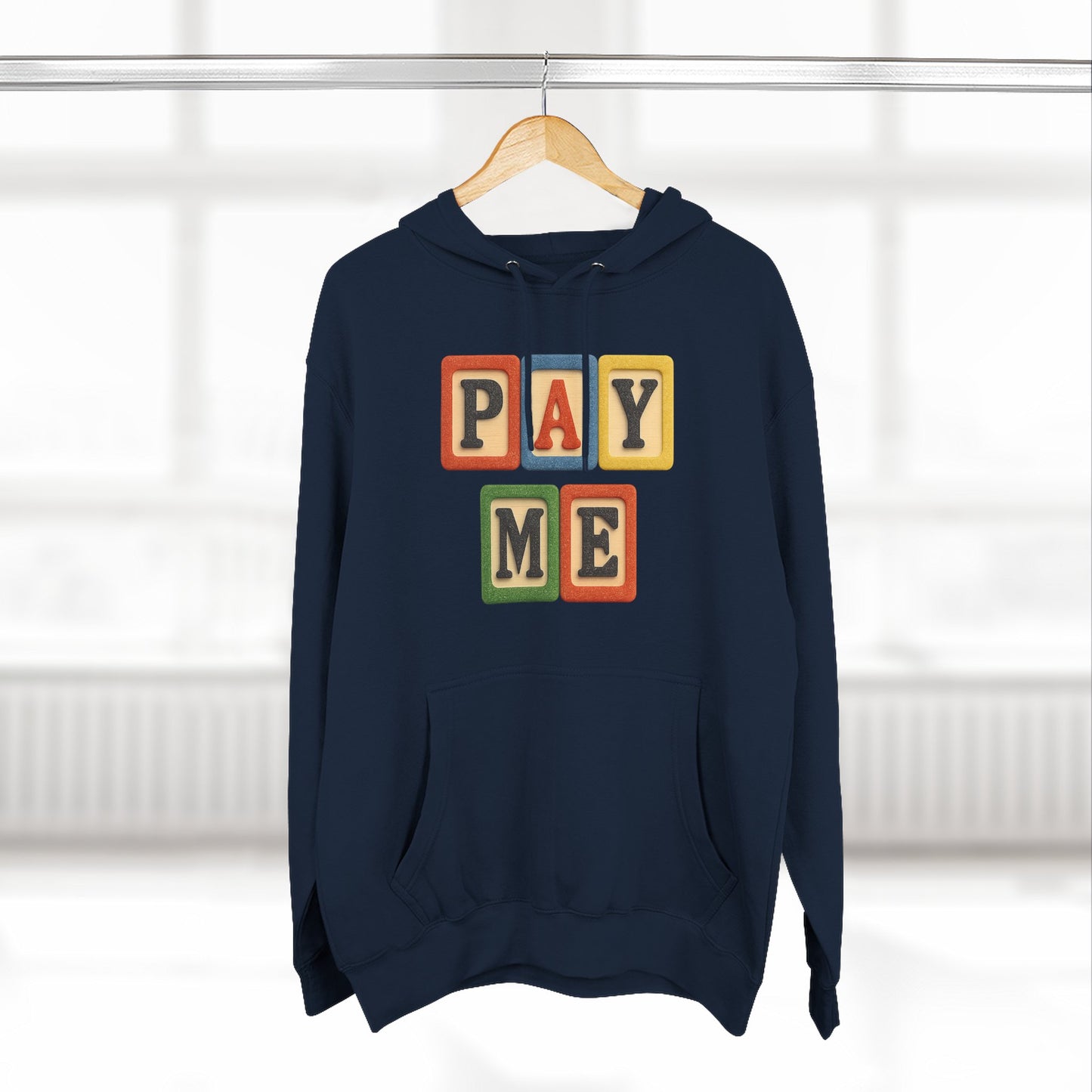 Blocked "Pay Me" Hoodie