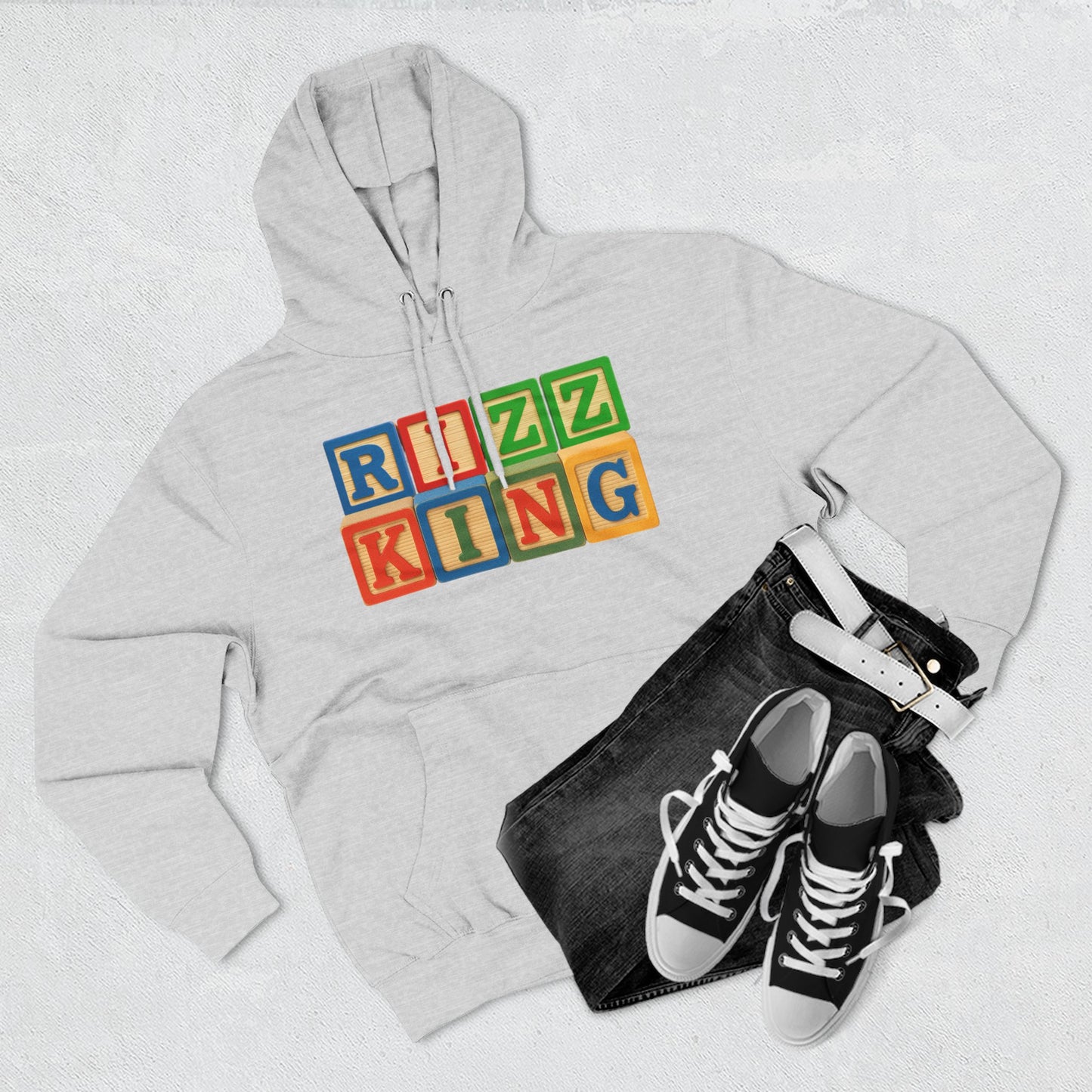 Blocked "Rizz King" Hoodie
