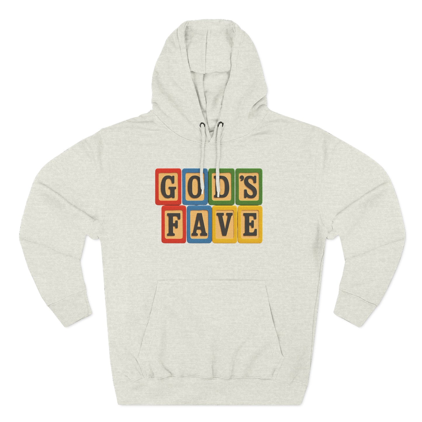 Blocked "God's Fave" Hoodie