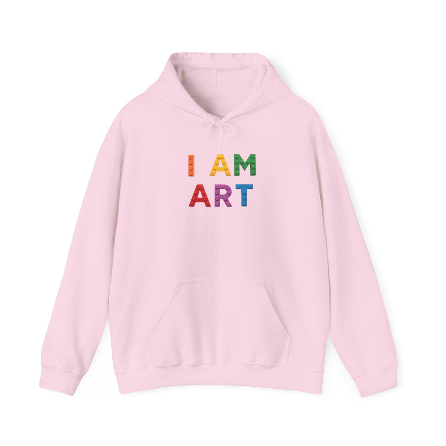 Blocked "I am Art" Hoodie