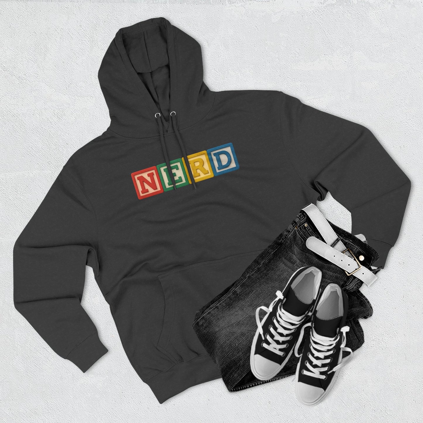 Blocked "NERD" Hoodie