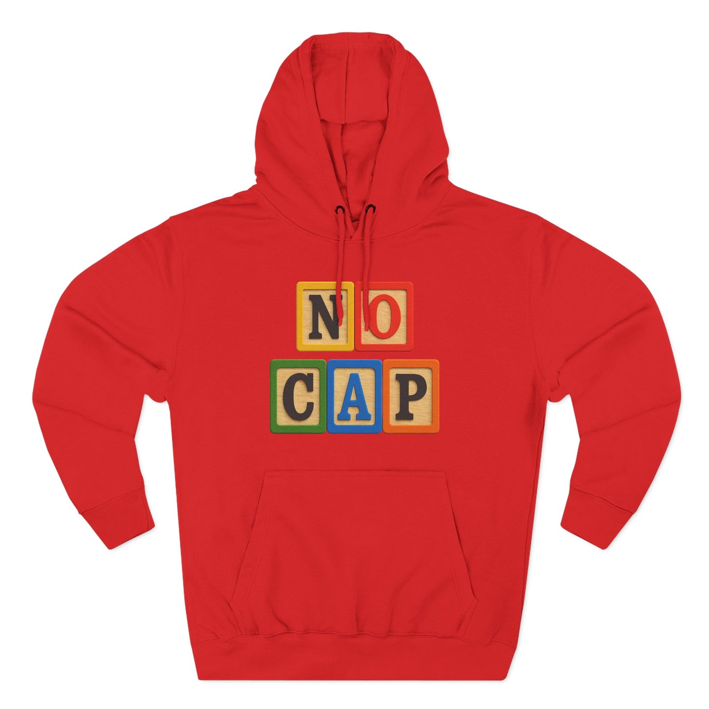 Blocked "No Cap" Hoodie