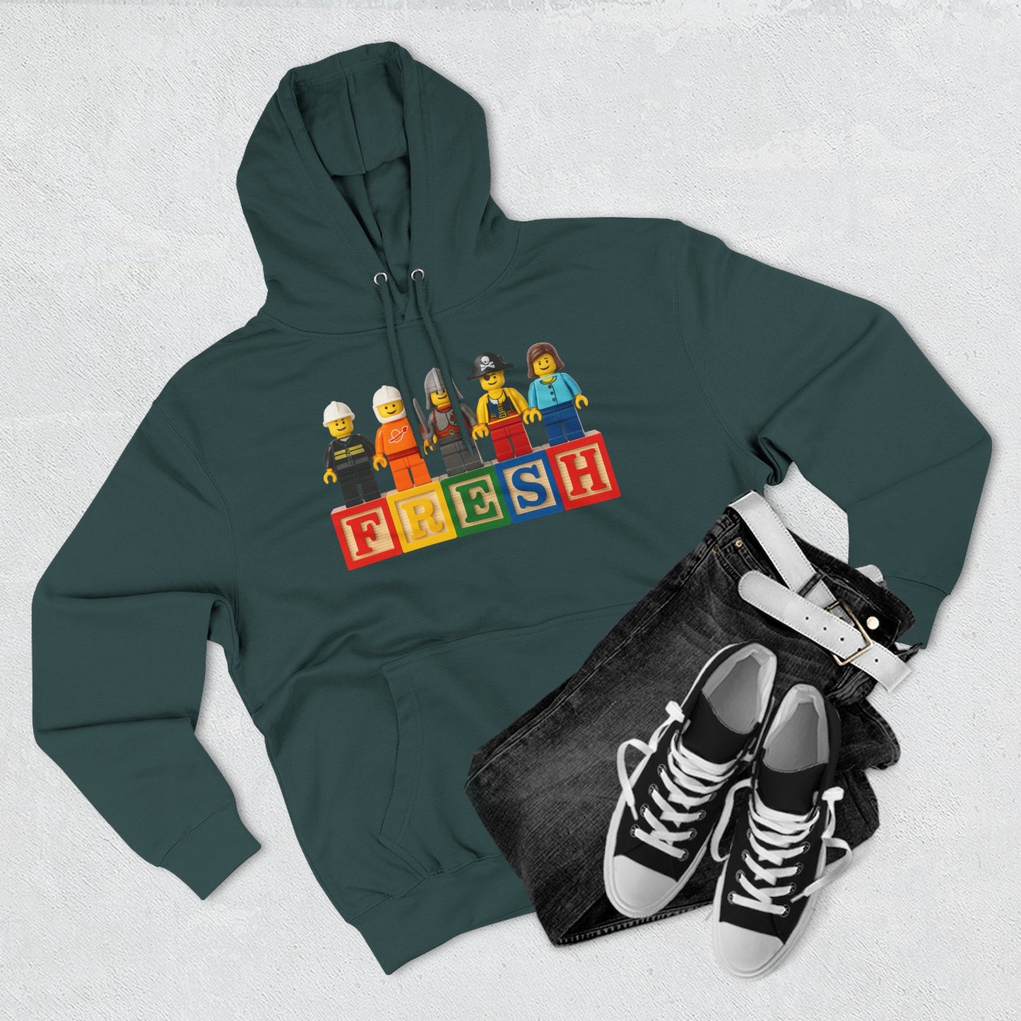 Blocked "LEGO Fresh" Hoodie