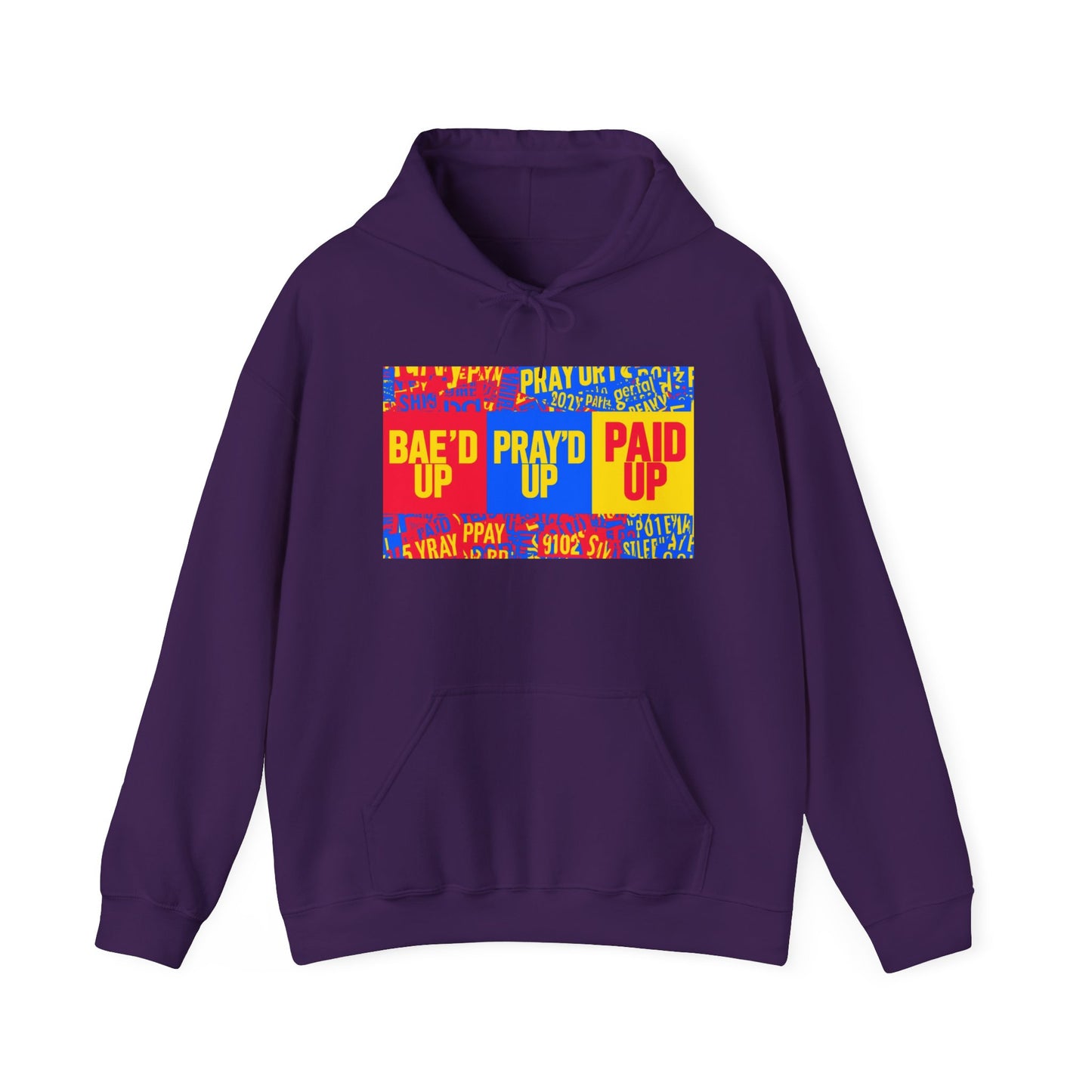 Blocked "Bae'd Up" Hoodie