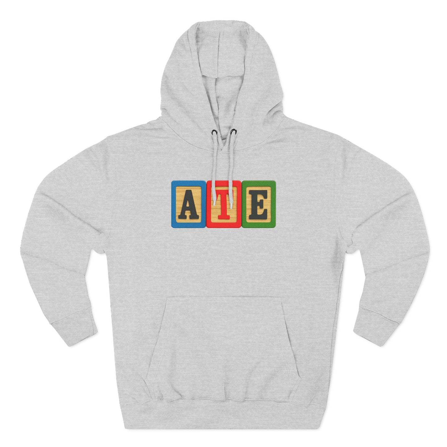Blocked "ATE" Hoodie