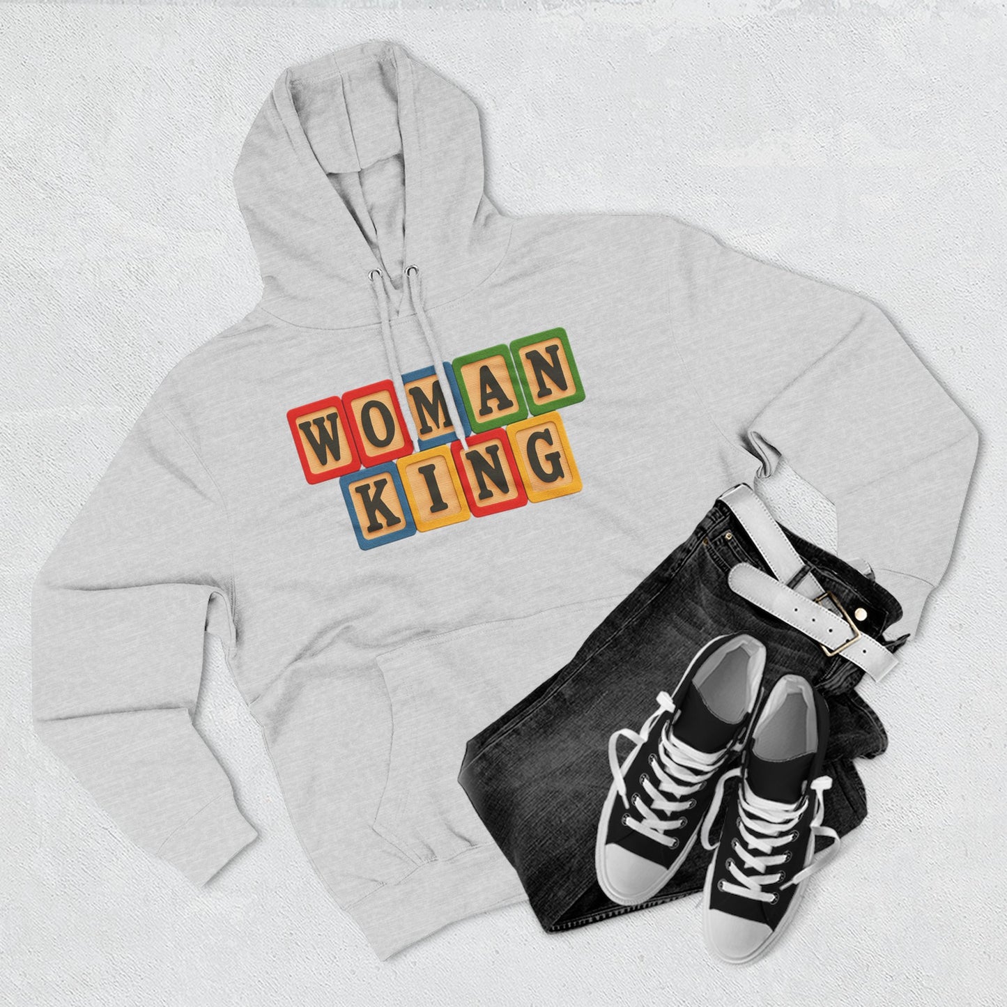 Blocked "Woman King" Hoodie