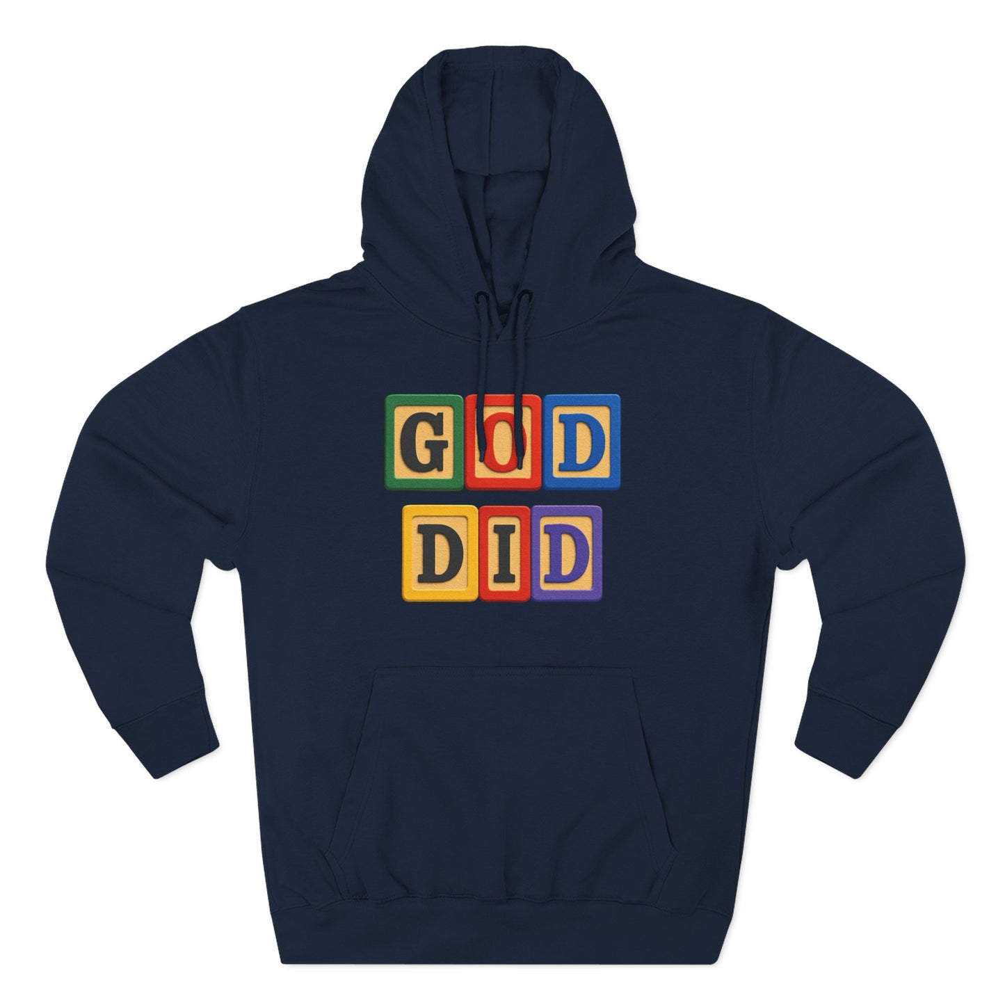 Blocked "God Did" Hoodie