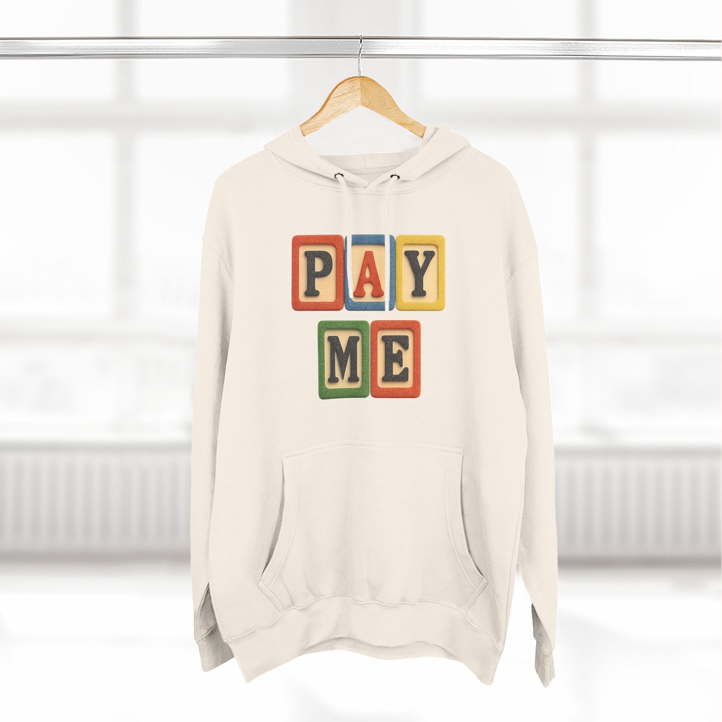 Blocked "Pay Me" Hoodie