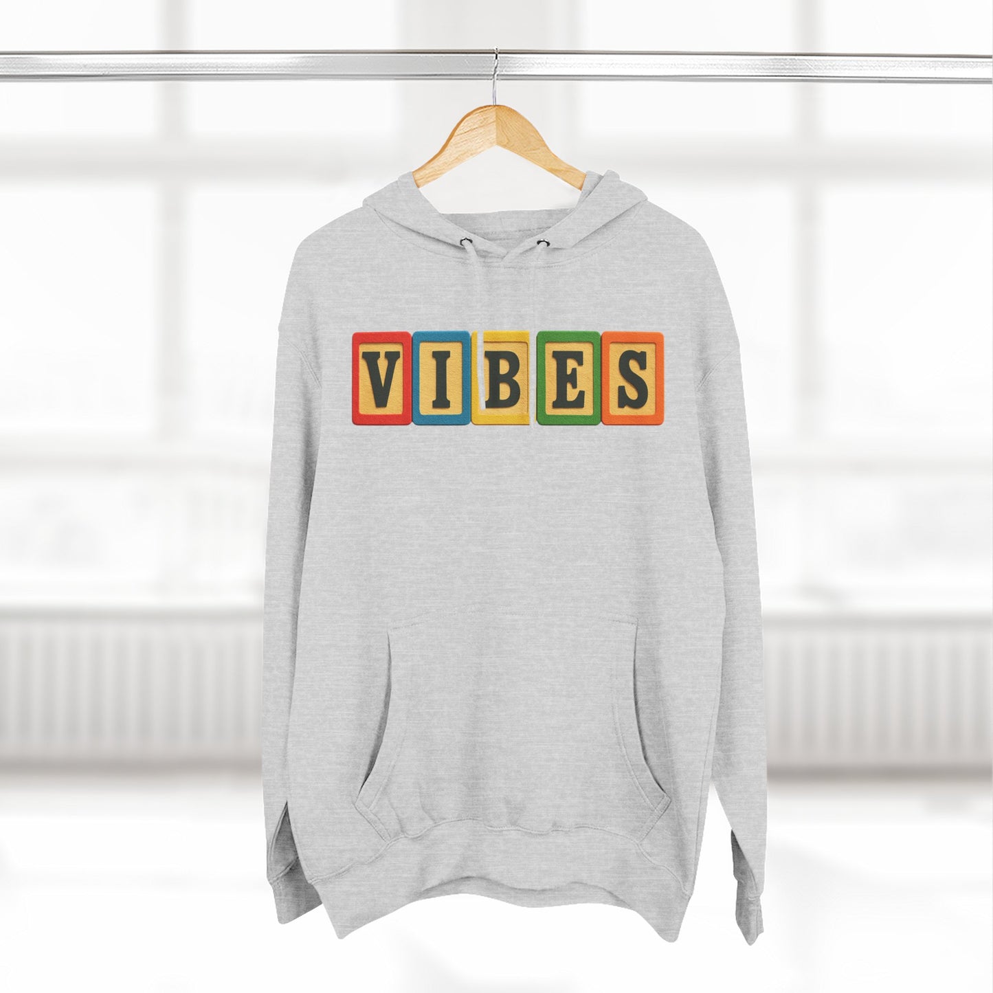 Blocked "VIBES" Hoodie