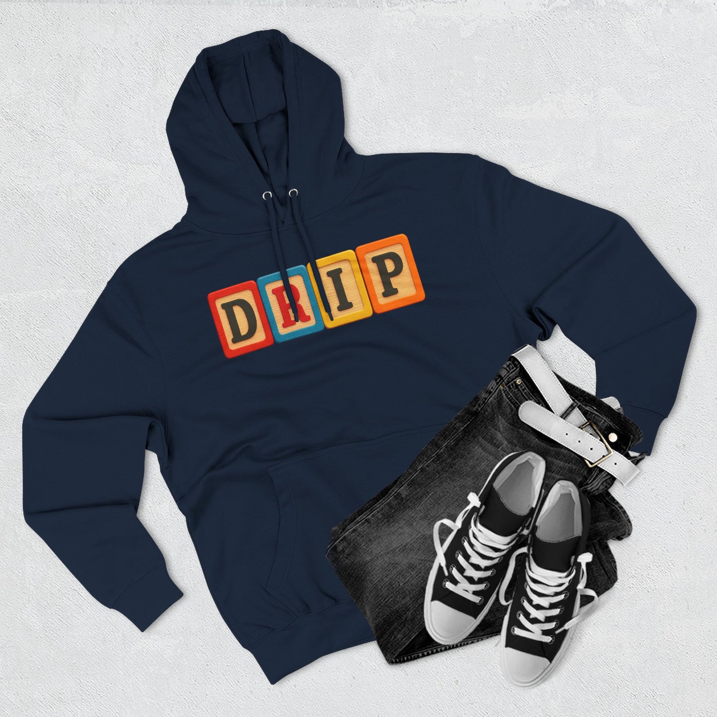 Blocked "DRIP" Hoodie