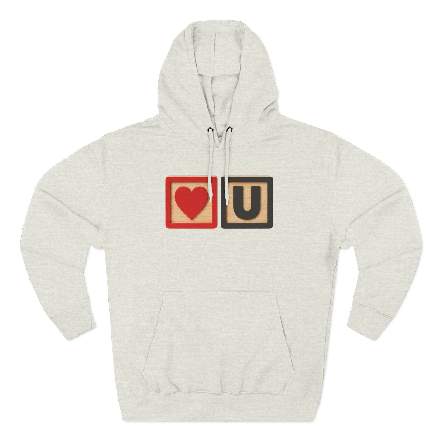 Blocked "Love You" Hoodie