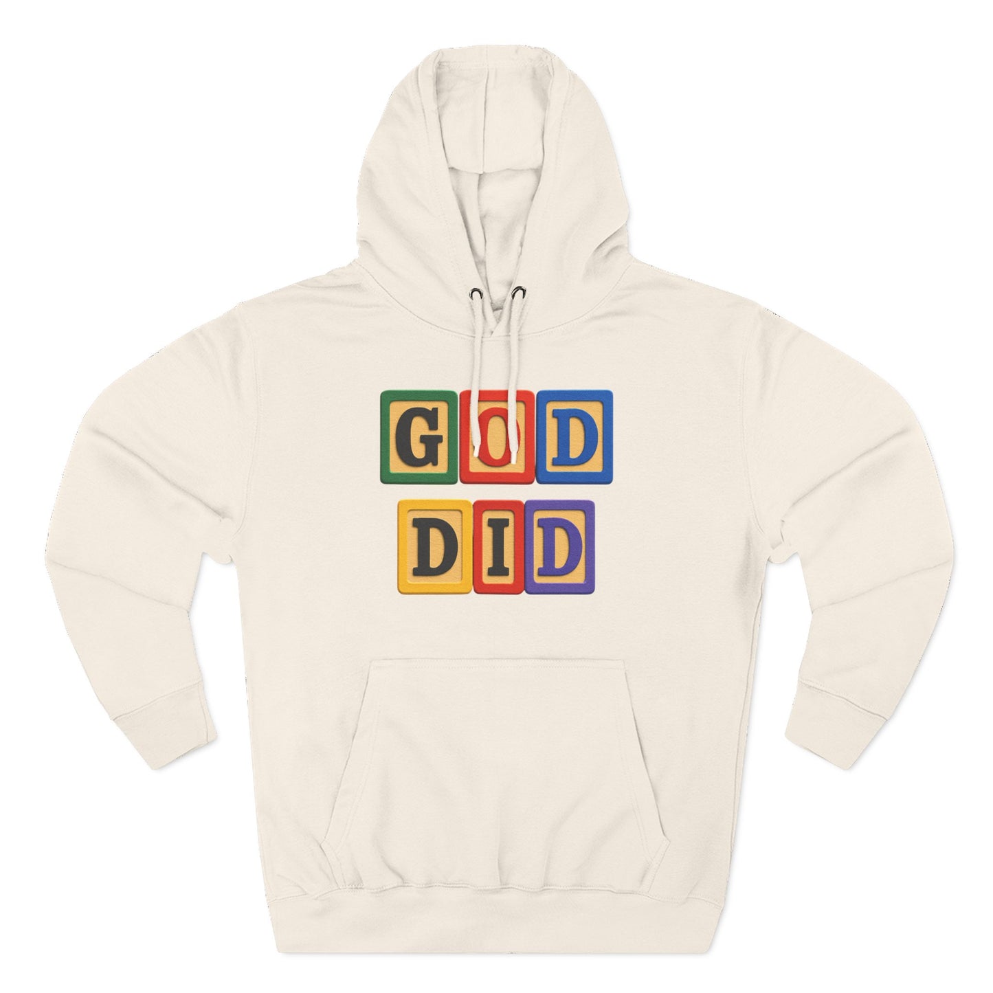 Blocked "God Did" Hoodie