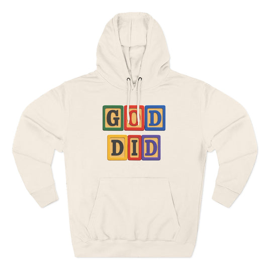 Blocked "God Did" Hoodie