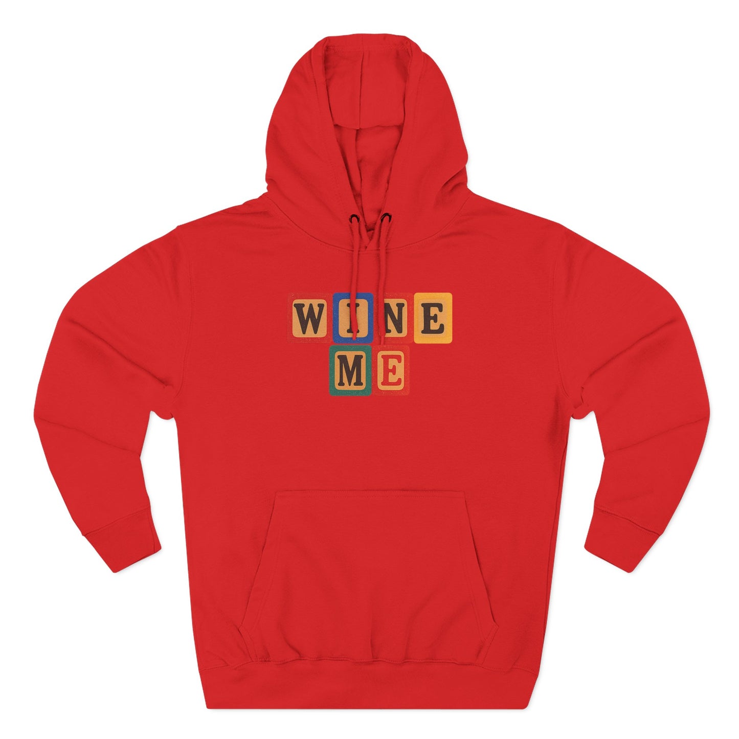 Blocked "Wine Me" Hoodie