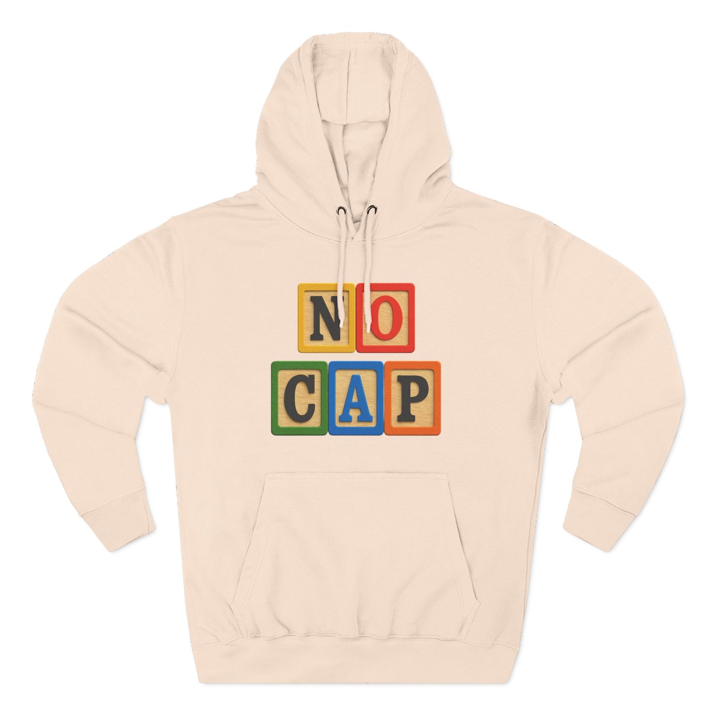 Blocked "No Cap" Hoodie
